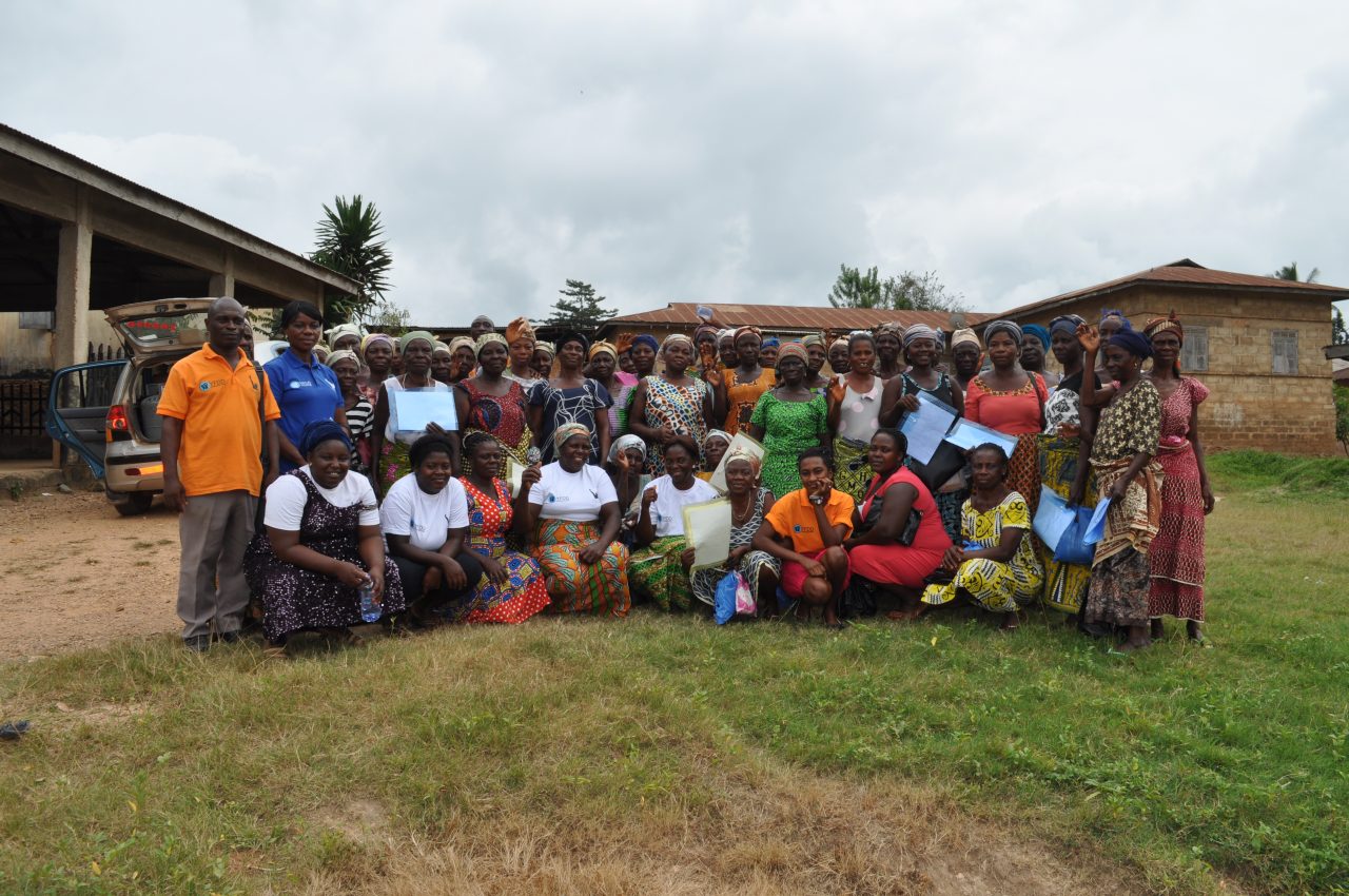 Training the Widows on their Rights at Lolobi 10